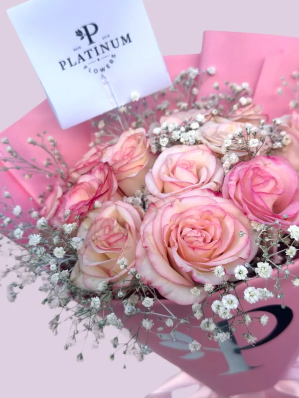 12 Rosas dovela con gypso - Image 3